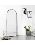 Зеркало арка в полный рост в чёрной раме Arch XL Black(Арч)  Smal 70*170 см в интернет-магазине зеркальной мастерской ЗЕРКАЛА-М фото 1 