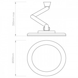 Зеркало с подсветкой Niimi Round LED 1163001 